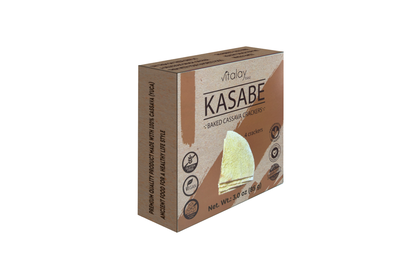 Cassava Crackers Original 3.0 Oz